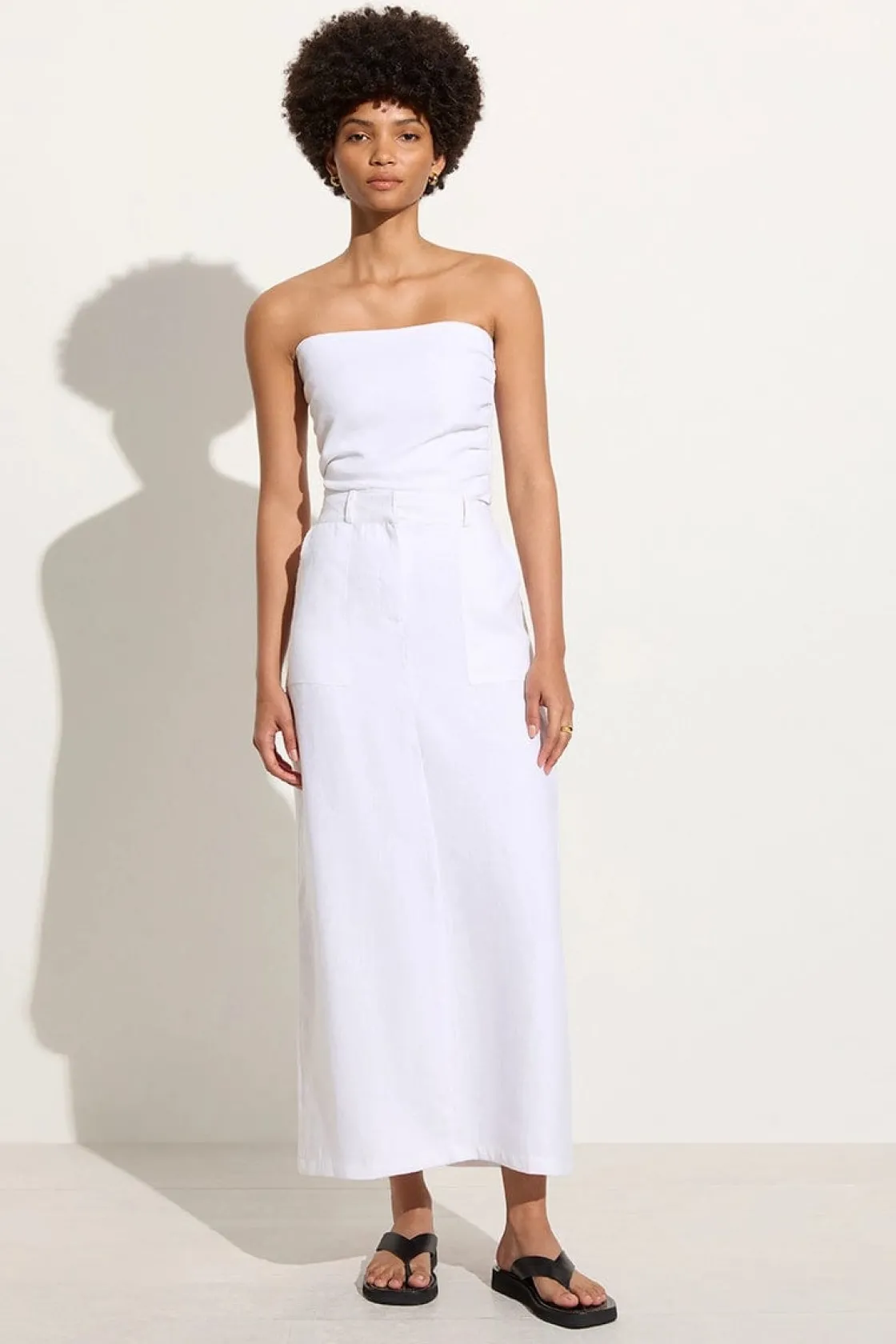 Bottoms^Faithfull The Brand Amreli Maxi Skirt - Final Sale White