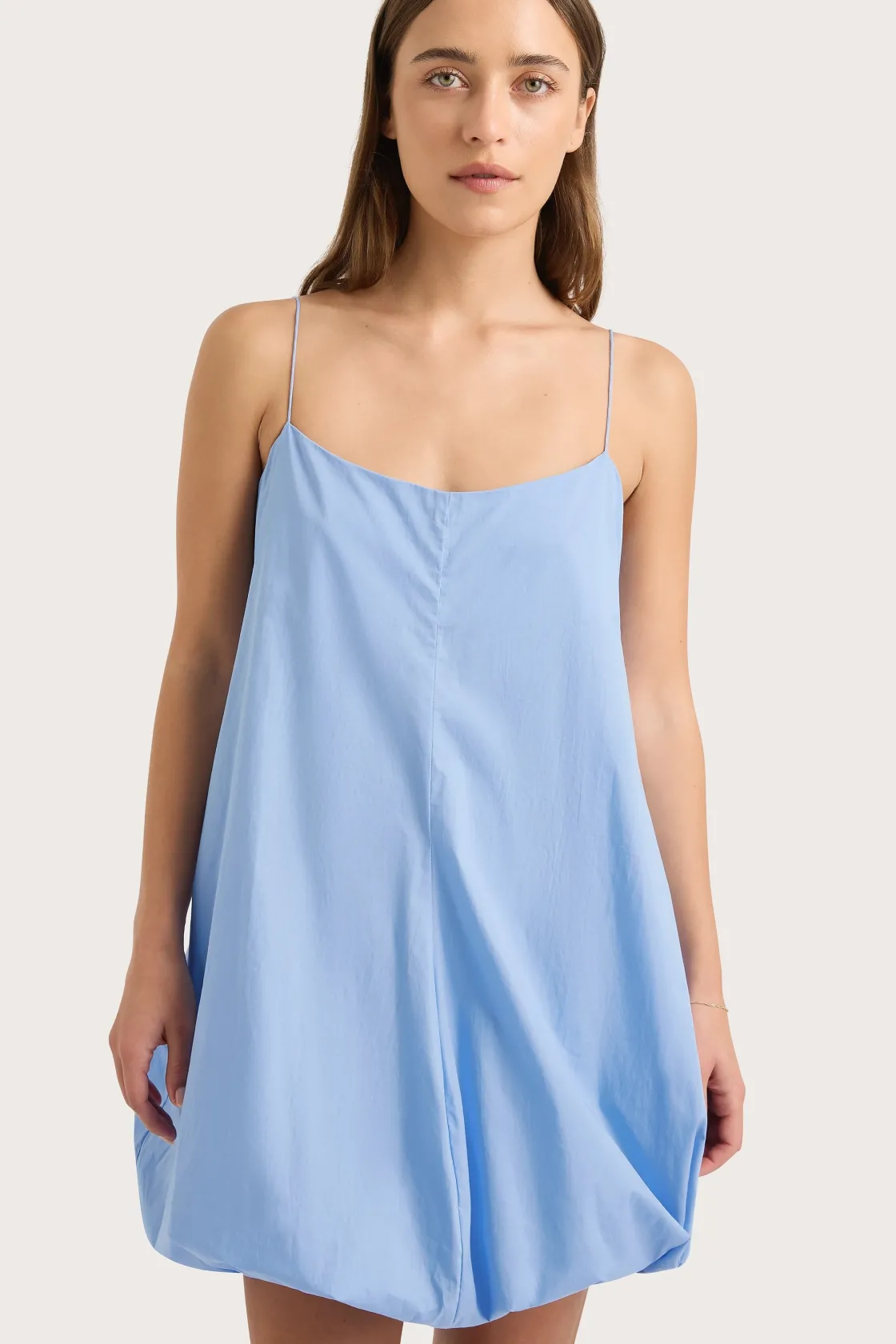 Dresses^Faithfull The Brand Anais Mini Dress Mid Blue Midblue