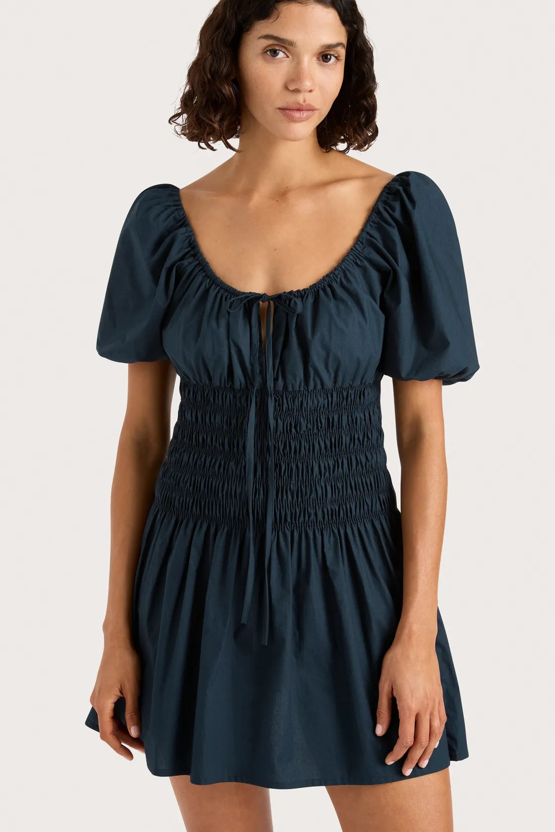 Dresses^Faithfull The Brand Beatrice Mini Dress Navy