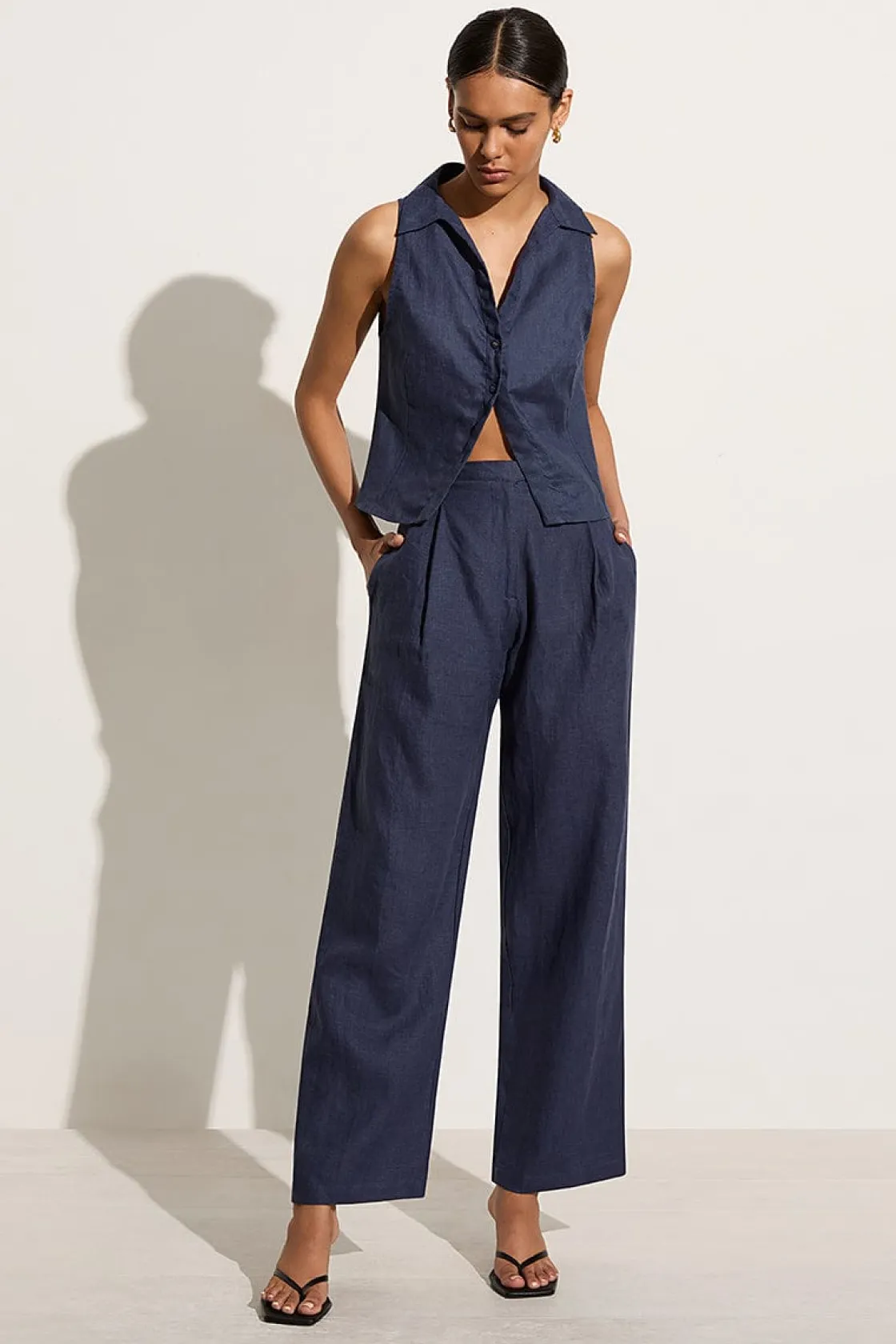 Bottoms^Faithfull The Brand Cedros Pant - Final Sale Slate