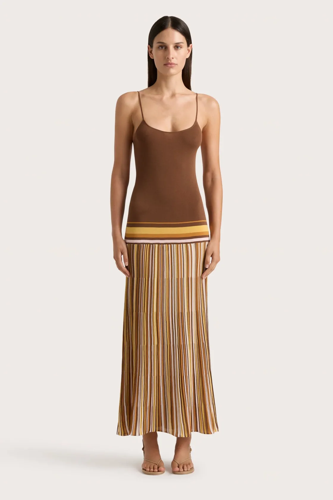 Knitwear^Faithfull The Brand Citara Maxi Dress Cocoa