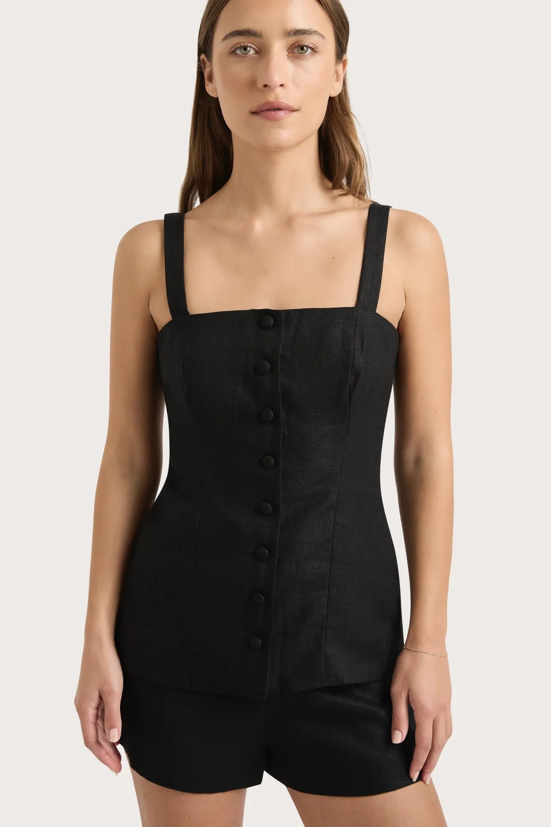 Tops | Matching Sets^Faithfull The Brand Corbiere Vest Black