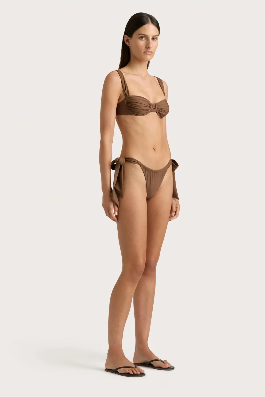 Swim^Faithfull The Brand Costa Bikini Bottom Cocoa