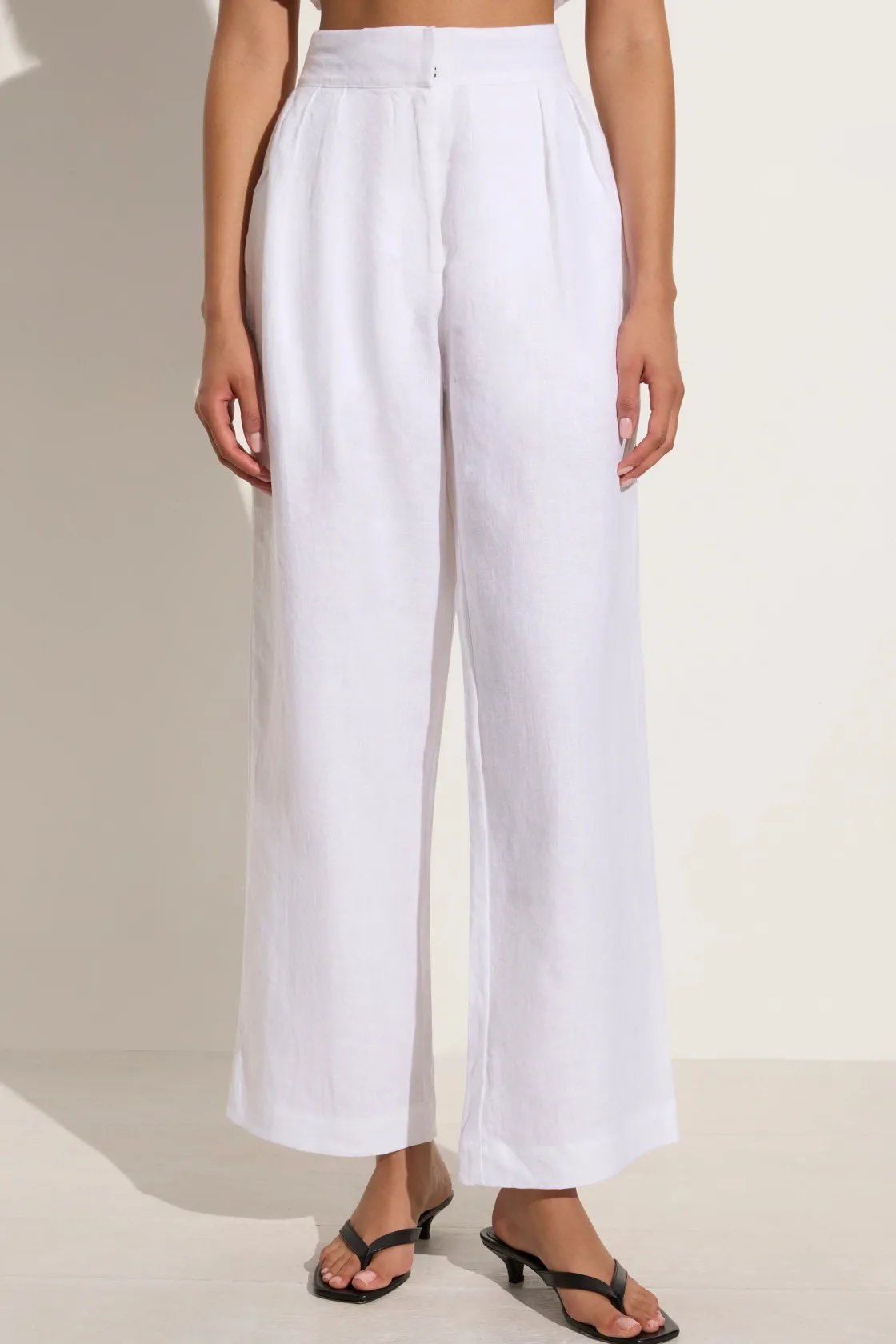 Bottoms^Faithfull The Brand Duomo Pant White