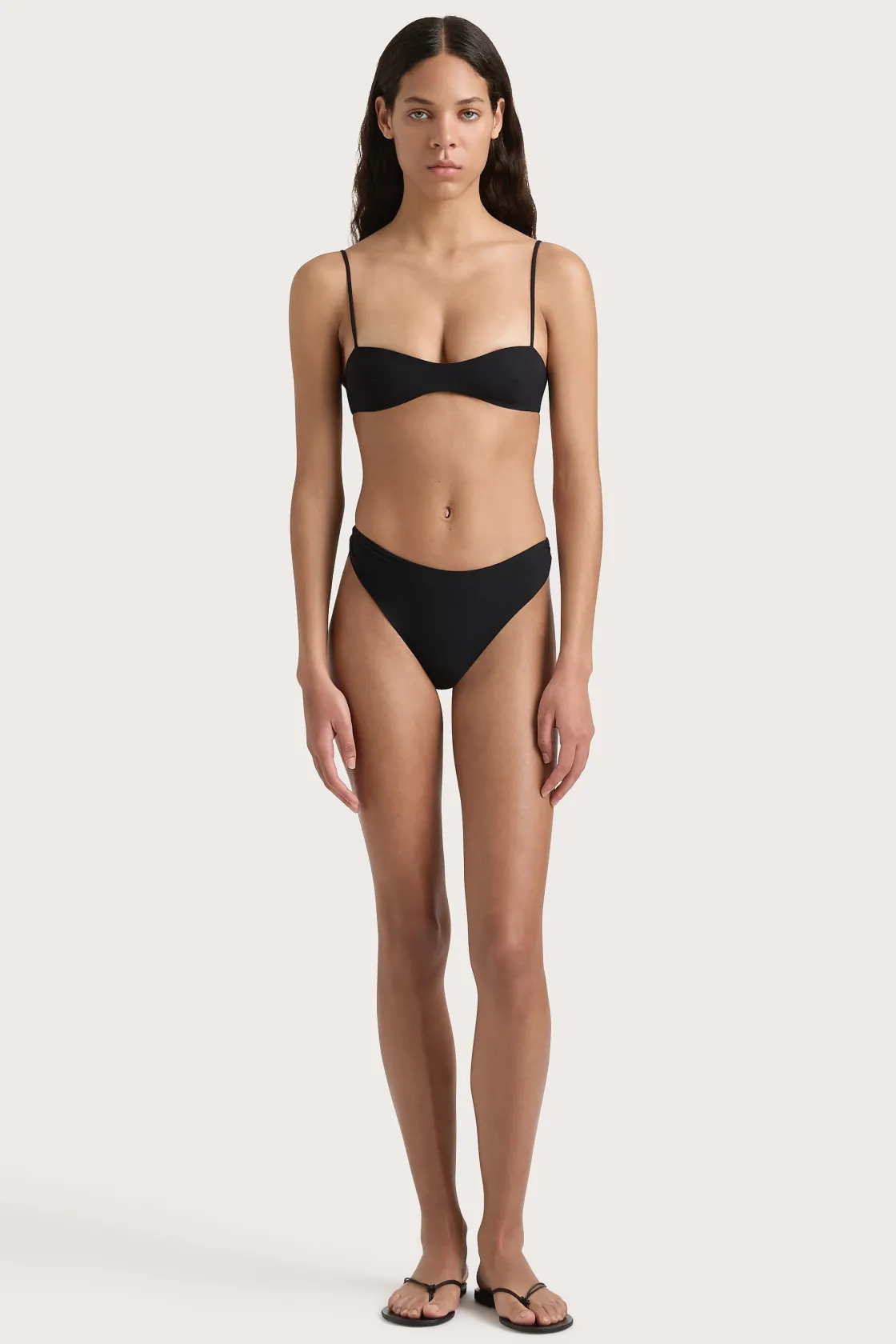 Matching Sets | Swim^Faithfull The Brand Evora Bikini Top Black