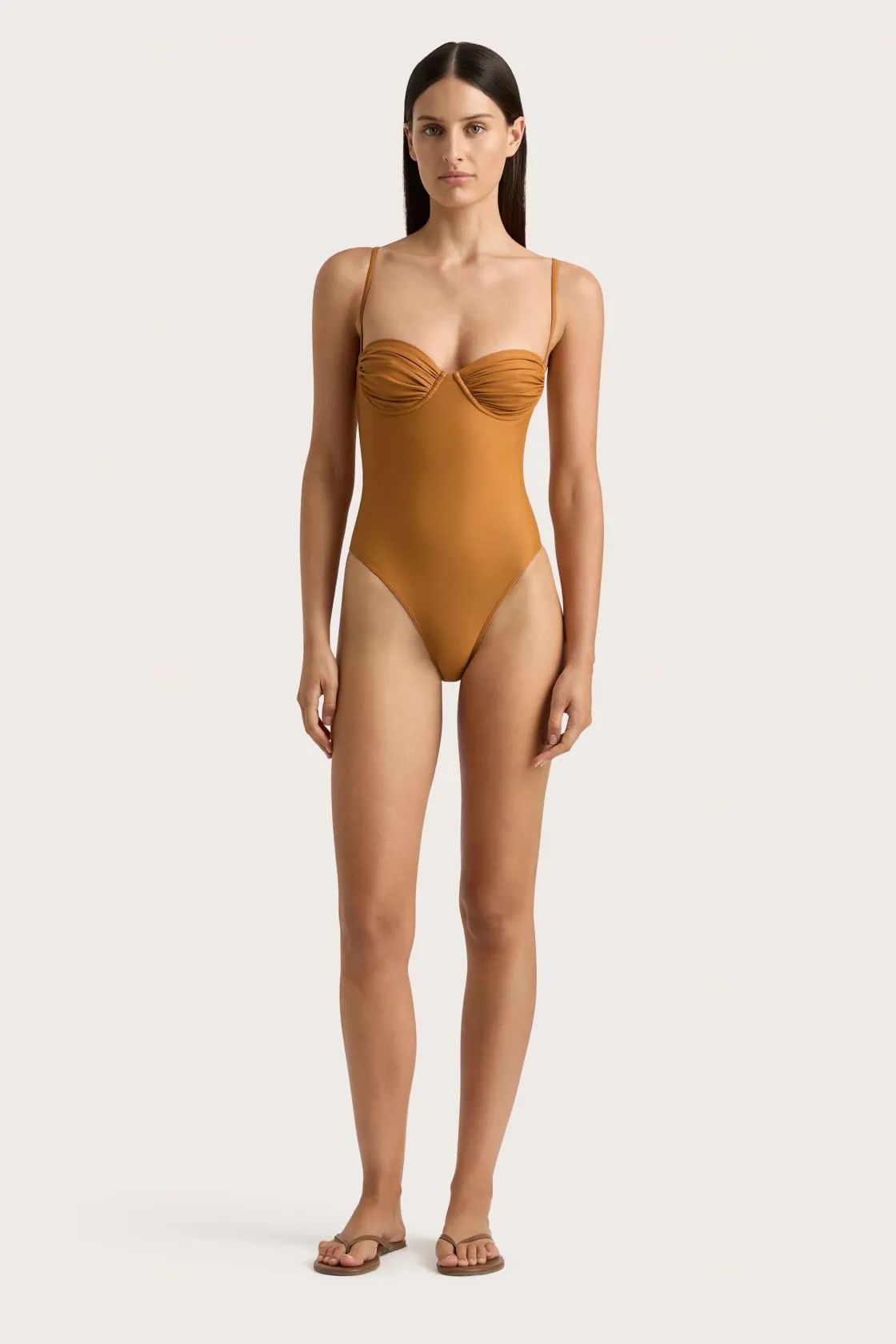 Swim^Faithfull The Brand Gabriela One Piece Terracotta
