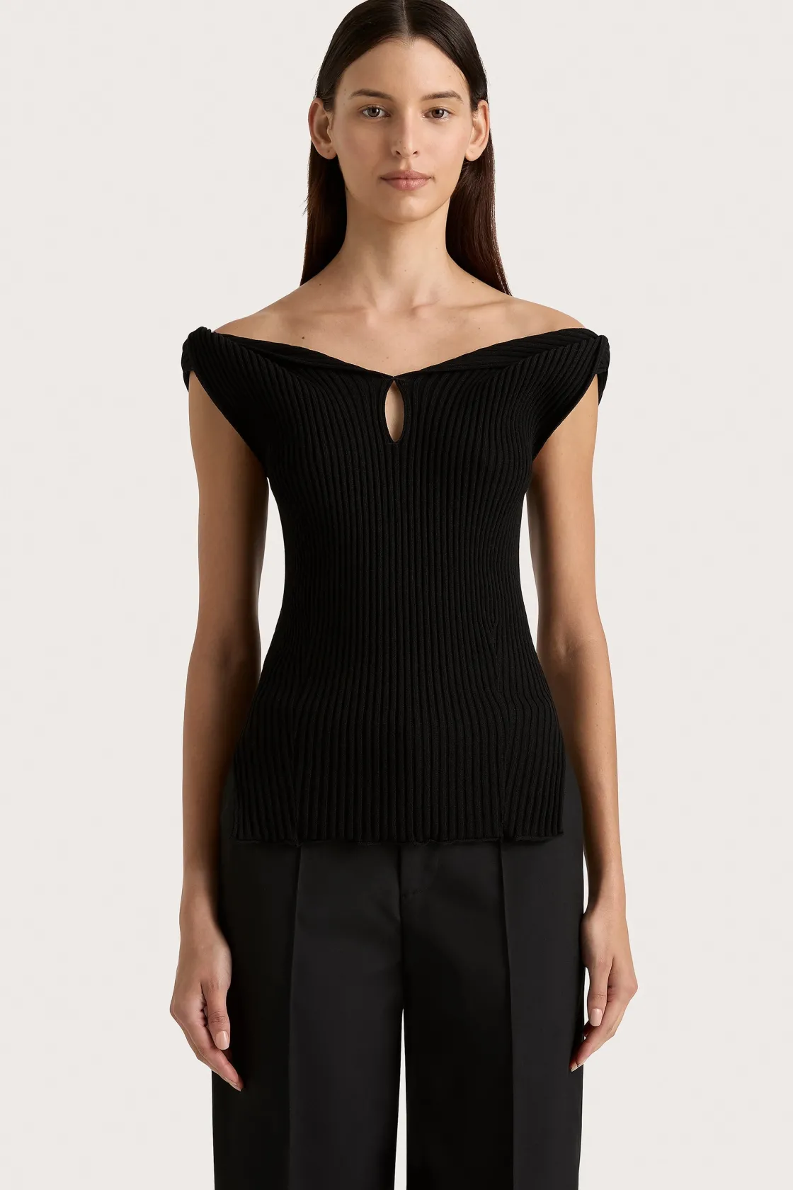 Tops | Knitwear^Faithfull The Brand Heidi Knit Top Black