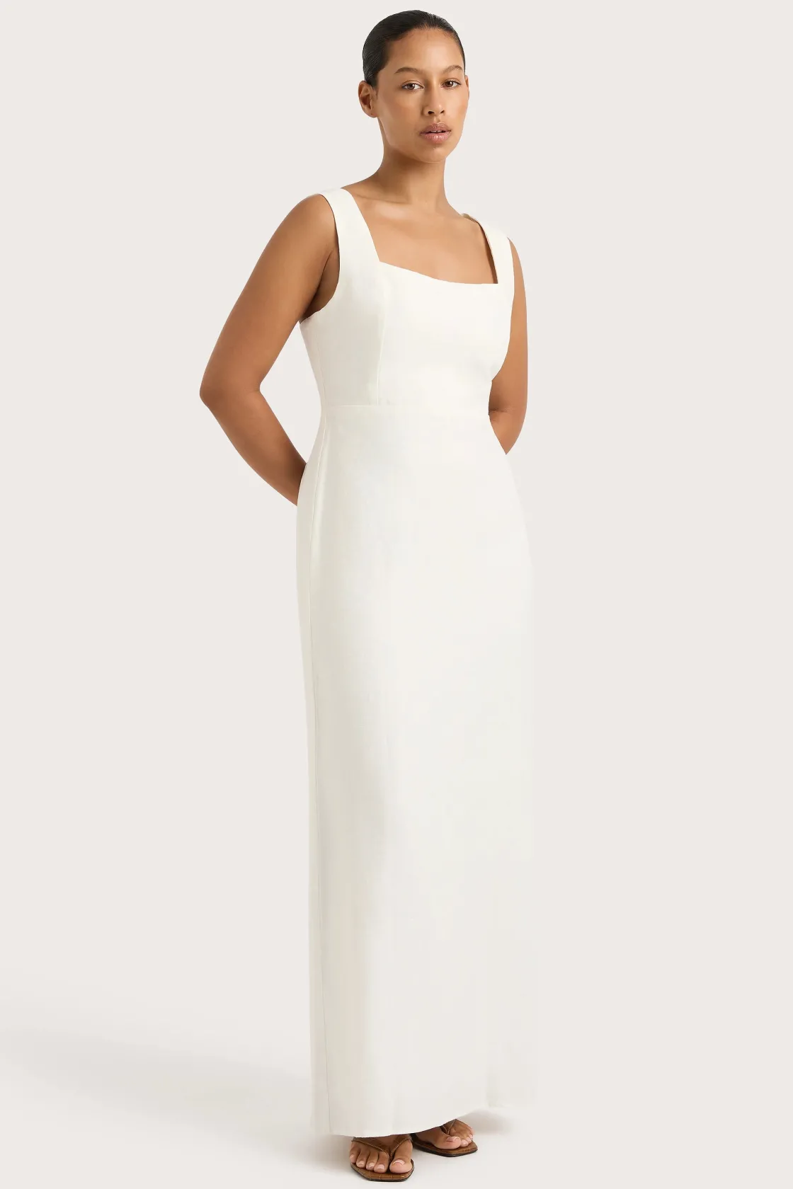 Dresses^Faithfull The Brand Lais Midi Dress White