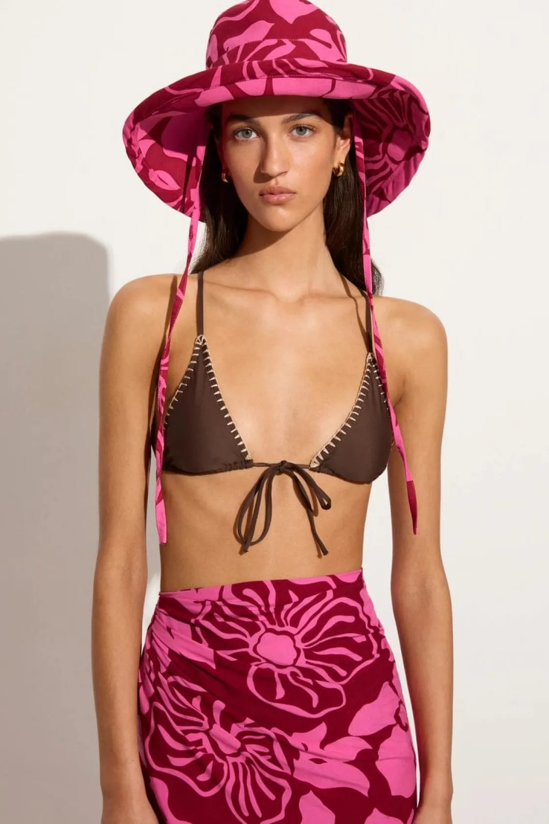 Accessories^Faithfull The Brand Le Bas Sun Hat Mica Floral Pink - Final Sale Micafloral-pink