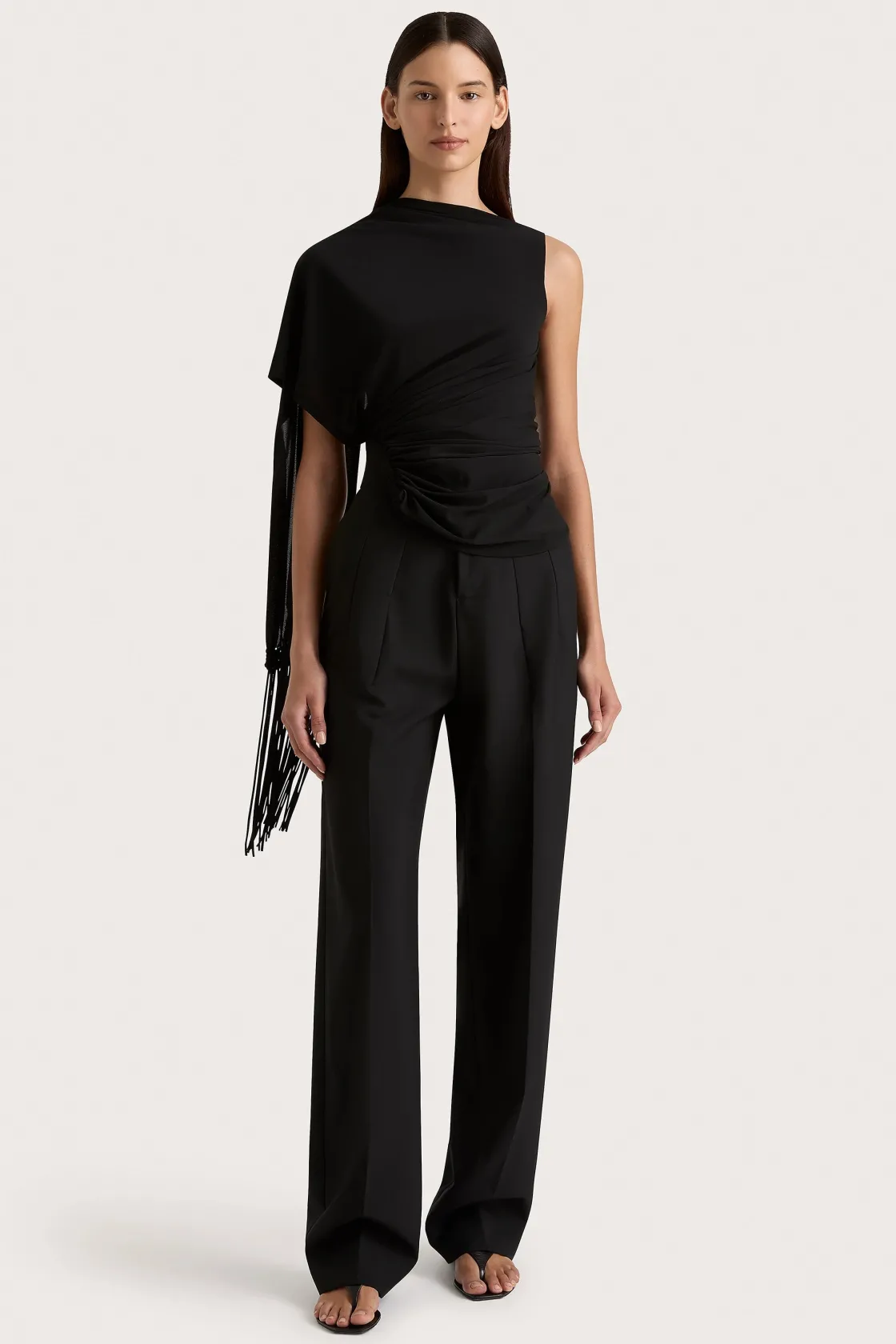 Matching Sets^Faithfull The Brand Lena High Waisted Pant Black