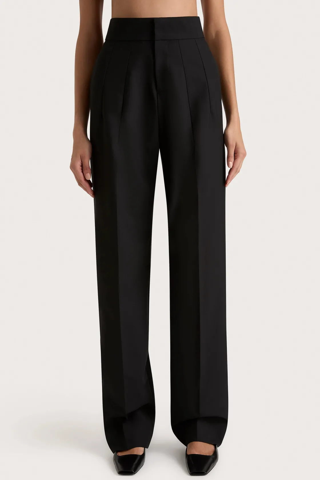 Matching Sets^Faithfull The Brand Lena High Waisted Pant Black