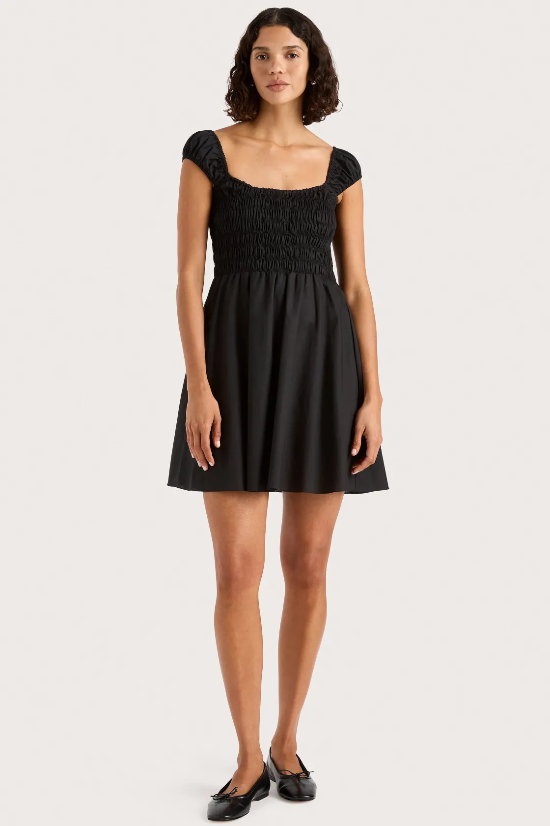 Dresses^Faithfull The Brand Lene Mini Dress Black