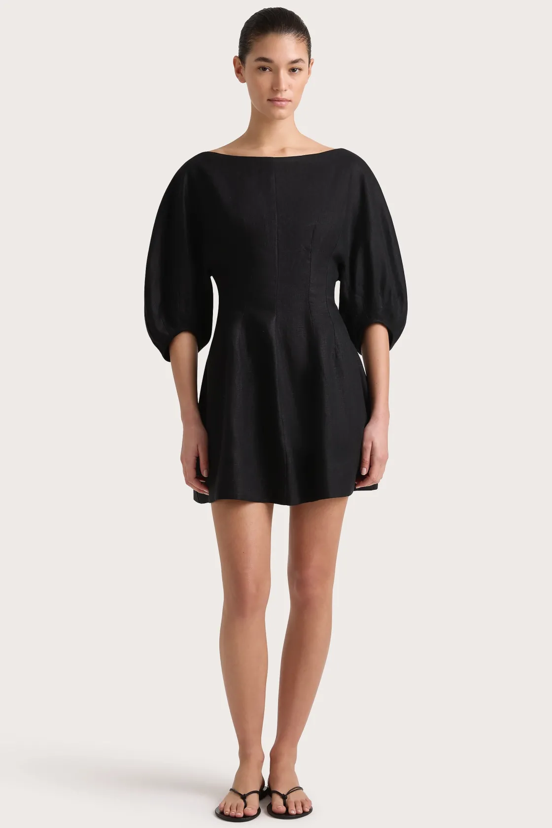 Dresses^Faithfull The Brand Lowen Mini Dress Black