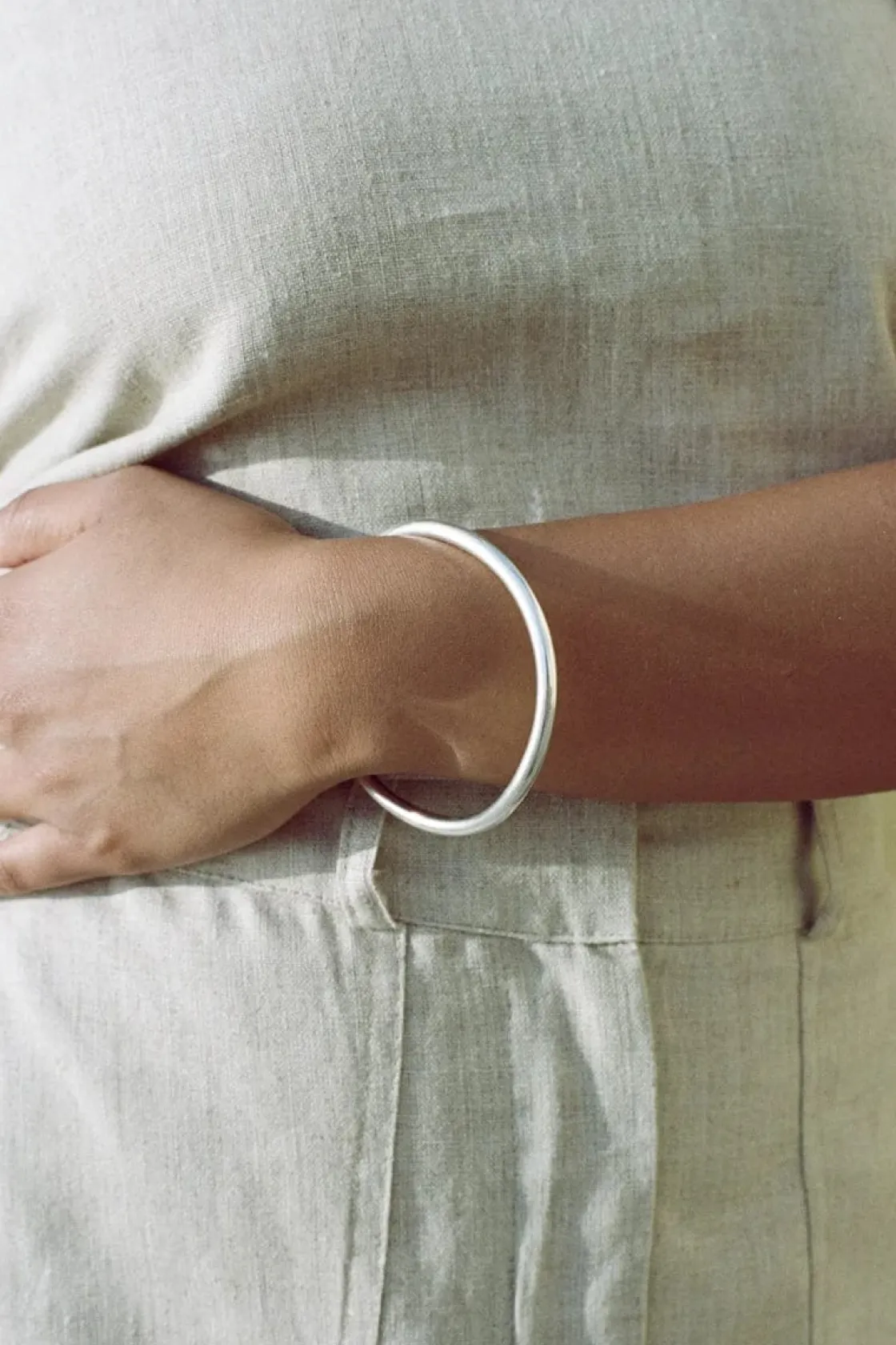 Accessories^Faithfull The Brand Mene Bangle Silver Sterlingsilver