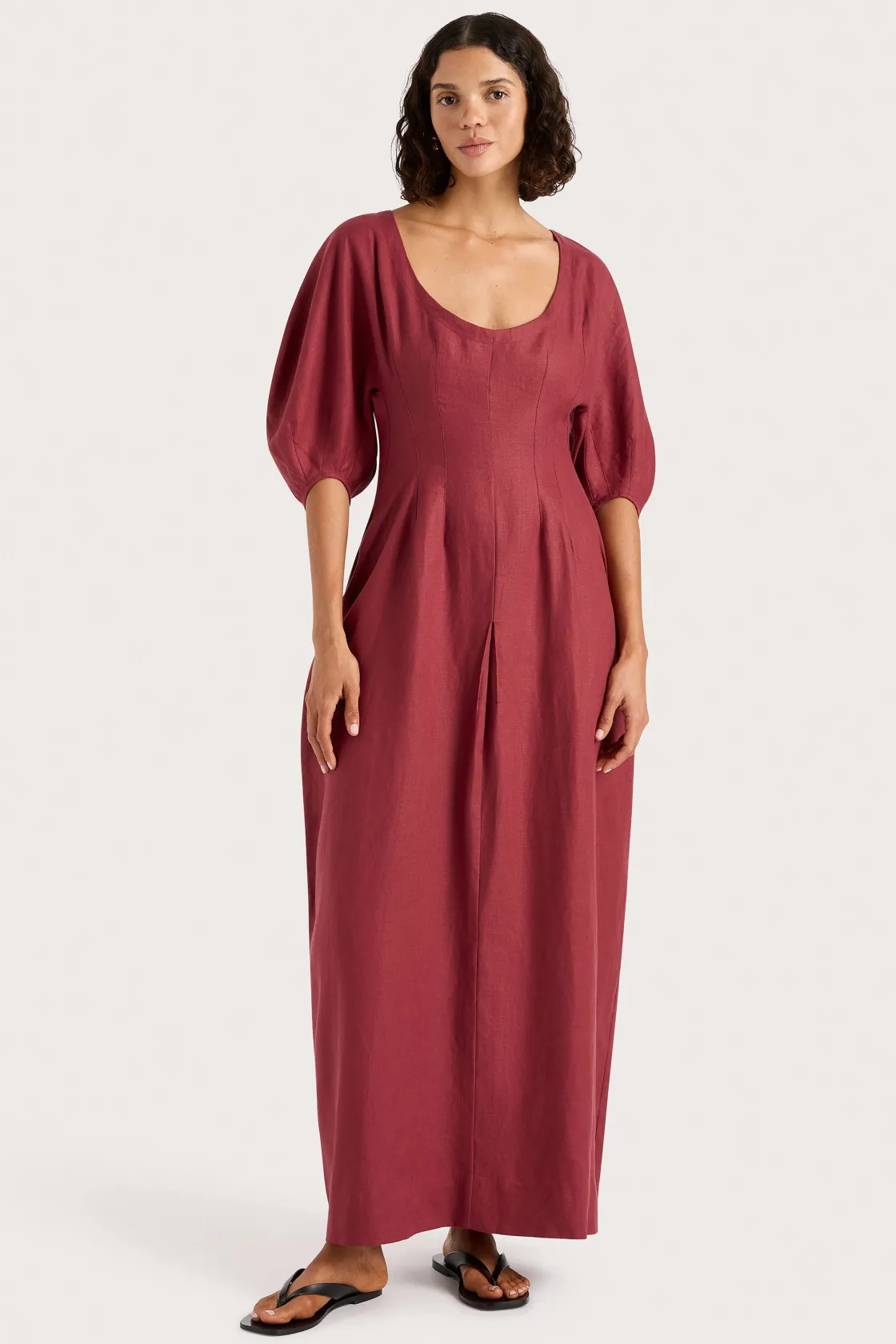 Dresses^Faithfull The Brand Raynara Maxi Dress Wine