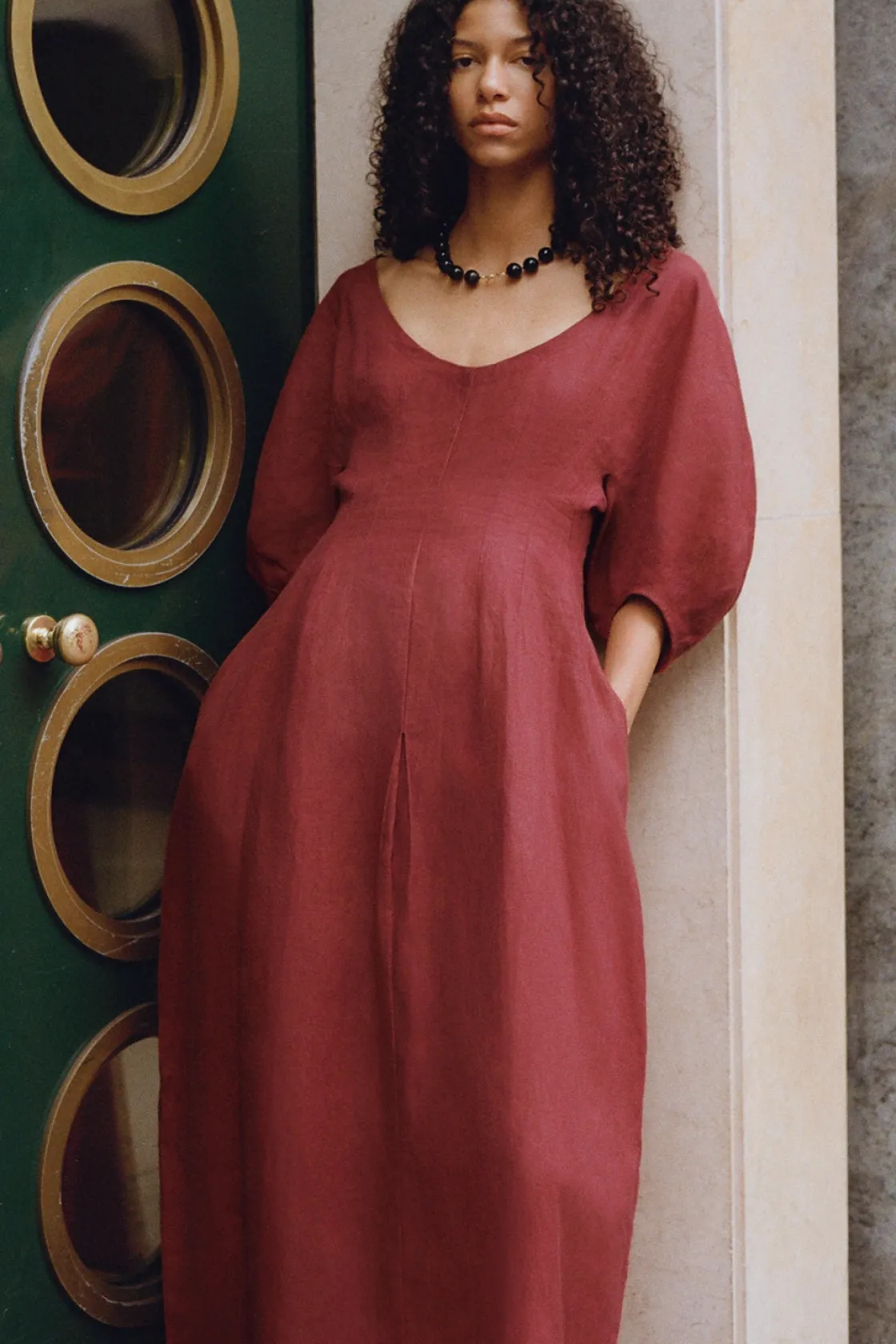 Dresses^Faithfull The Brand Raynara Maxi Dress Wine