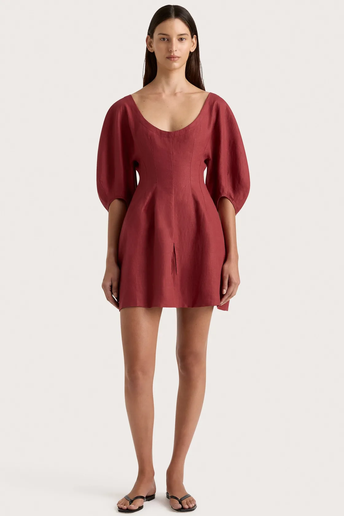 Dresses^Faithfull The Brand Raynara Mini Dress Wine