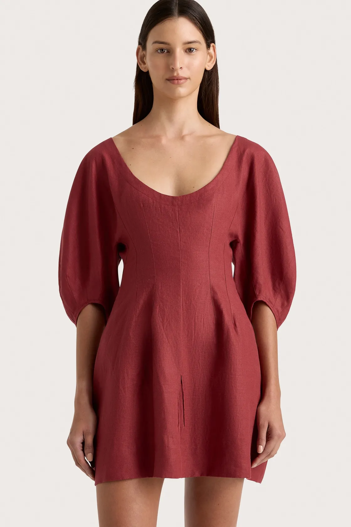 Dresses^Faithfull The Brand Raynara Mini Dress Wine