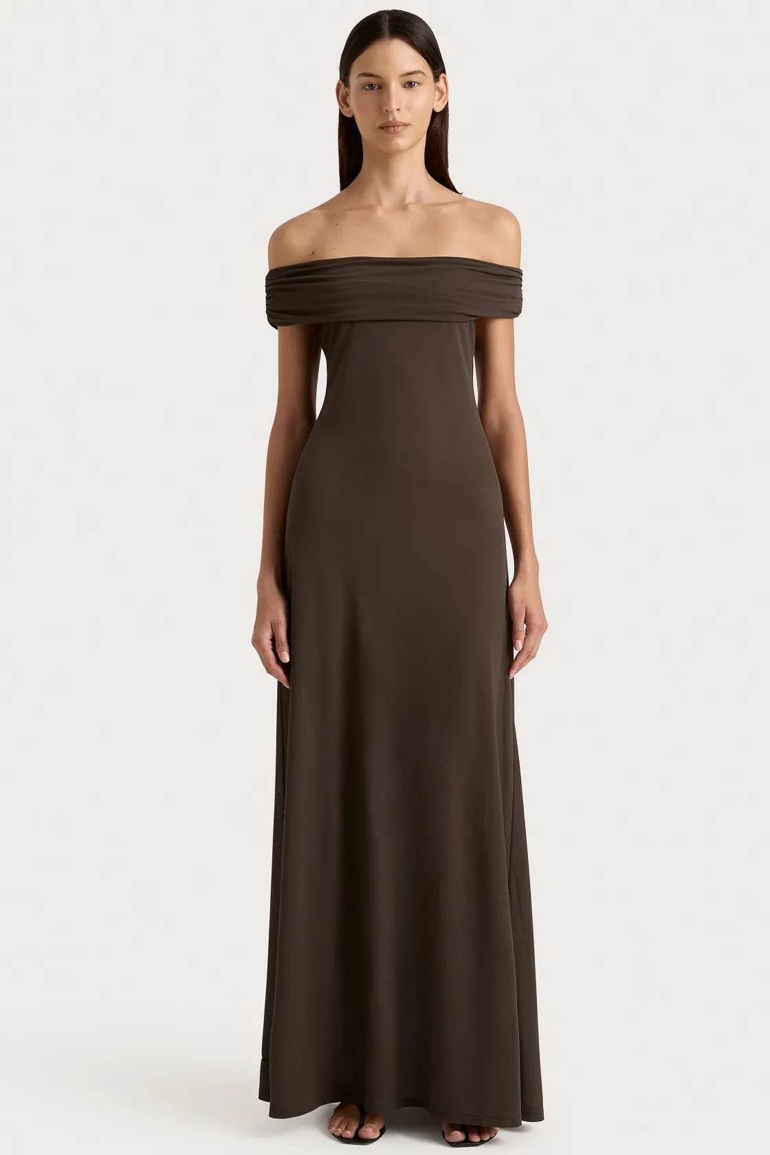 Dresses^Faithfull The Brand Sofie Maxi Dress Chocolate Brown Chocolatebrown