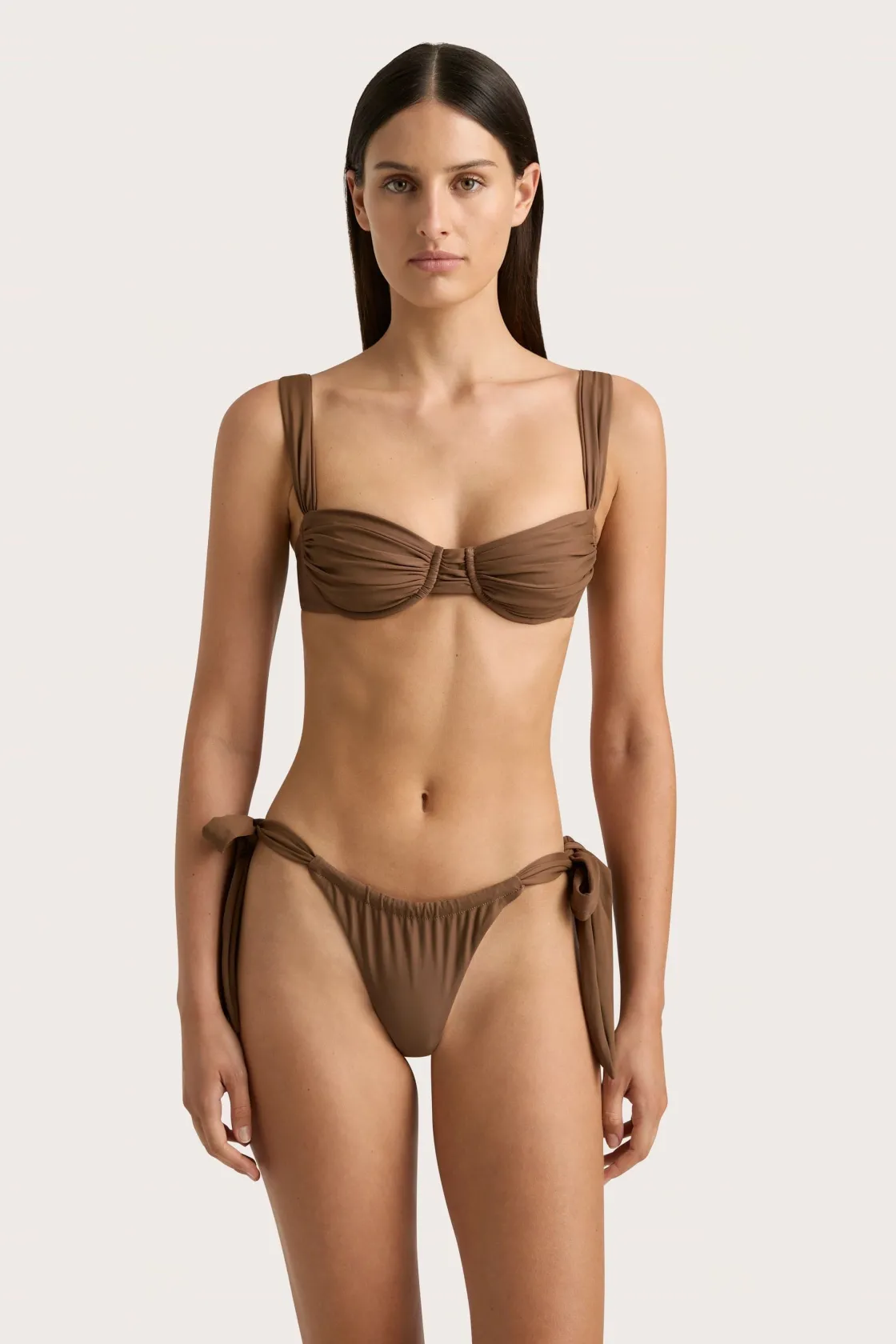 Swim^Faithfull The Brand Sol Bikini Top Cocoa