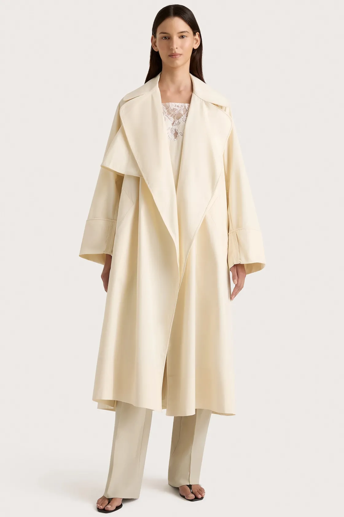 Outerwear^Faithfull The Brand Vanze Coat Off White Offwhite