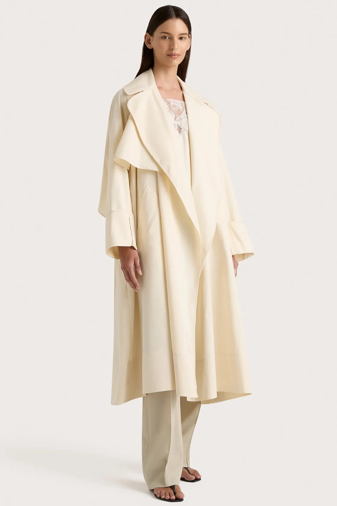 Outerwear^Faithfull The Brand Vanze Coat Off White Offwhite