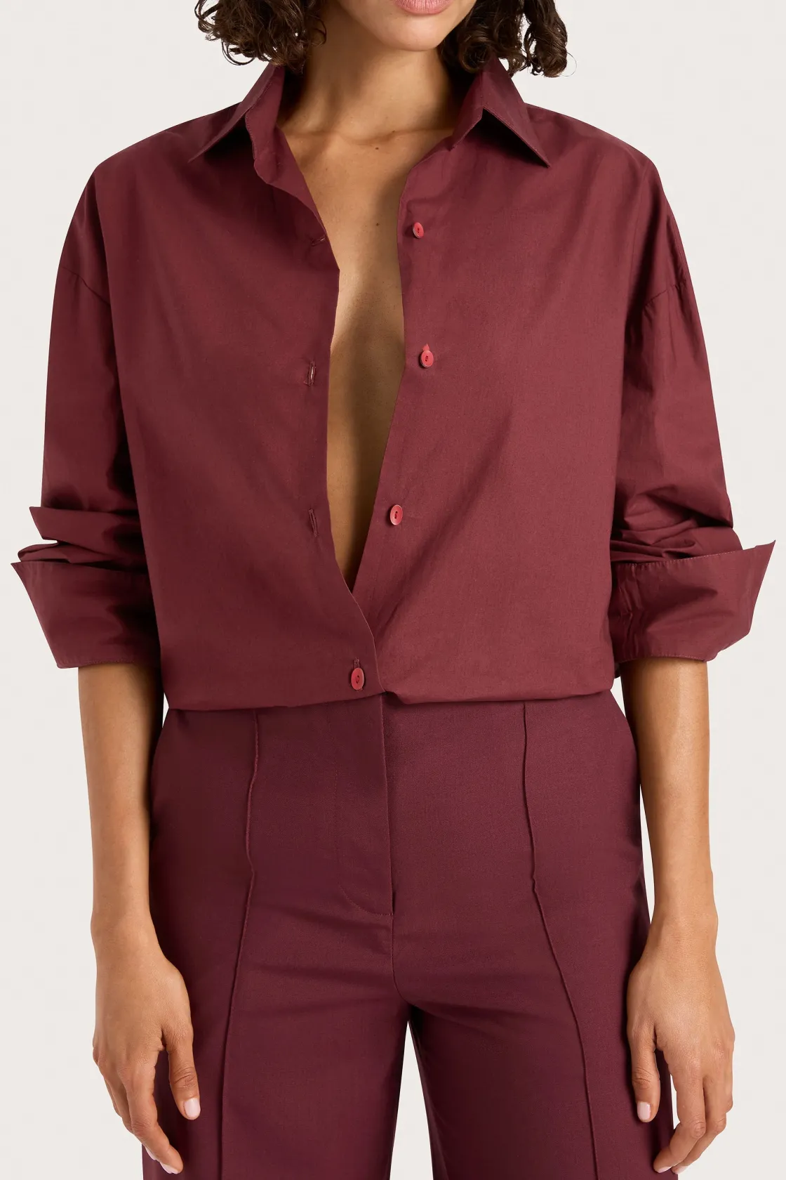 Tops | Matching Sets^Faithfull The Brand Vieste Shirt Bordeaux