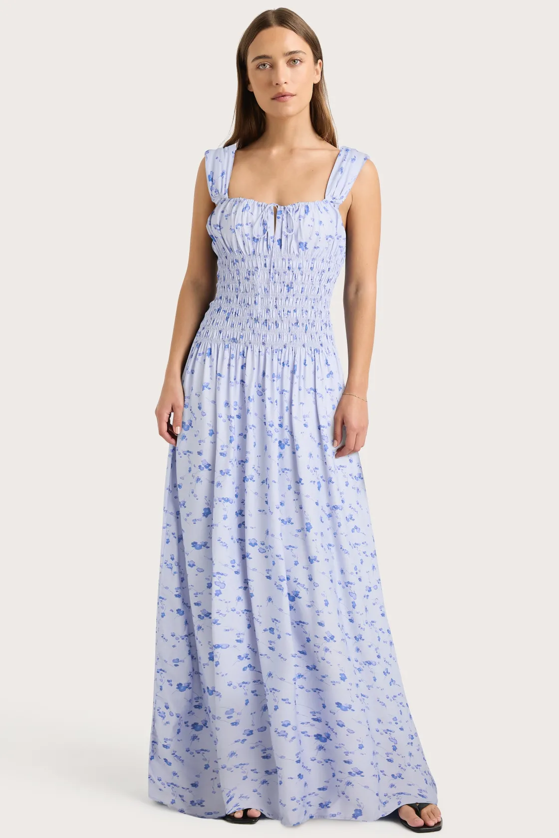 Dresses^Faithfull The Brand Yerres Maxi Dress Blossom Blue Blossomblue