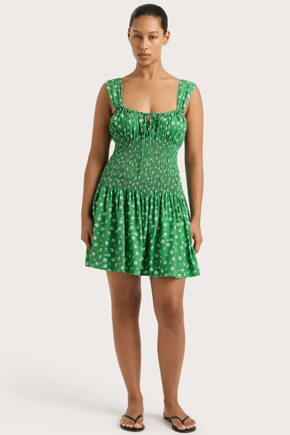 Dresses^Faithfull The Brand Yerres Mini Dress Green